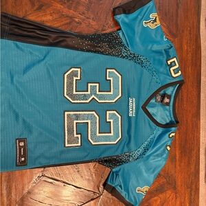 Reebok Teal and Black NFL Women's Jersey Maurice Jones Drew